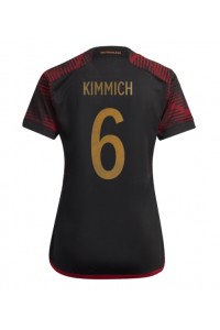 Duitsland Joshua Kimmich #6 Voetbaltruitje Uit tenue Dames WK 2022 Korte Mouw